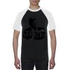 Gildan Premium Cotton Raglan Tee Thumbnail